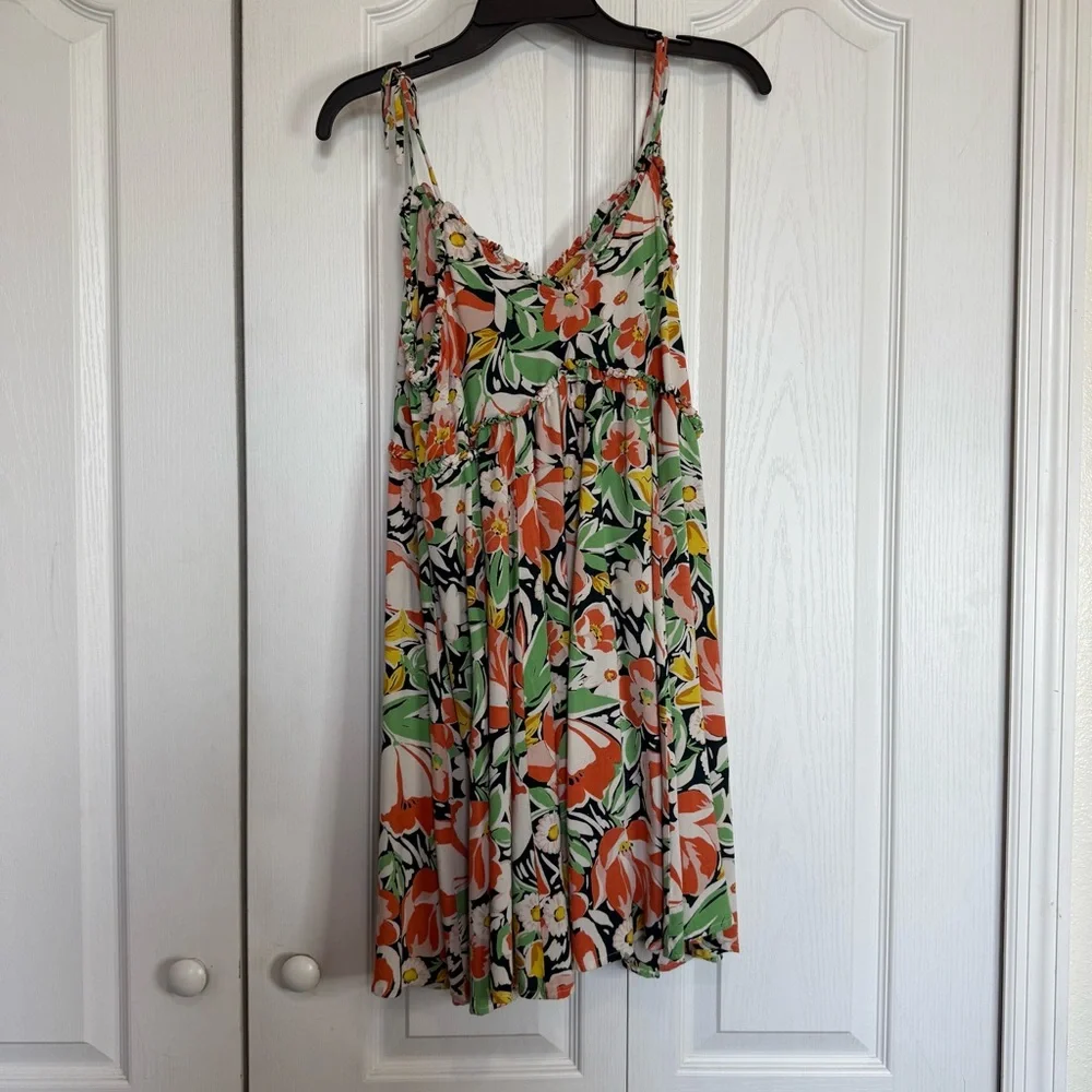 Patrons of Peace Vibrant Floral Mini Dress - Picture 6 of 6